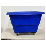 Heavy-Duty Plastic Cube Utility Cart