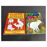 2 - Comical Adult Animal Coloring Books