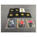 Lot of Tokens and Tiger Woods Sports Cards