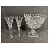 3 - Clear Cut Crystal Decorations