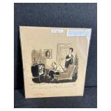 Phil Interlandi Look Magazine Baseball Cartoon