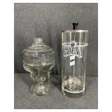 Glass Disinfectant Jar and Glass Bottle