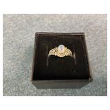 Sterling Silver Moonstone Ring