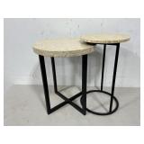 Mother-of-Pearl Round C-Table Set