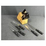 Farberware Knife Block Utensil Set