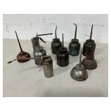 Lot of Vintage Oil Cans