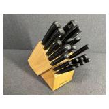 Farberware Knife Block Utensil Set