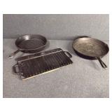 Cast Iron Pans and Griddle