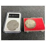 2 - 1oz. American Silver Eagles