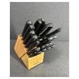 Farberware Knife Block Utensil Set