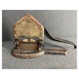 Antique Cast Iron Tobacco Cutter