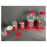 Lot of Gumball Machines and Parts