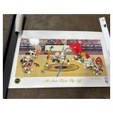 Signed All-Star Toon Tip-Off Seriolithograph