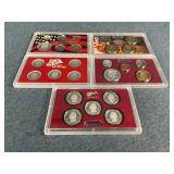 5 - US Mint Proof Coin Sets
