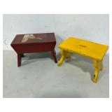 2 - Wooden Stools