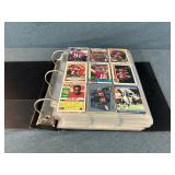 Binder of Football Cards