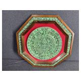 Vintage Mayan Sun Calendar Wall Plaque