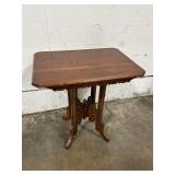 Antique Wood Carved Parlor Table