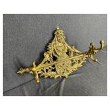 Brass Figural Maiden Coat Hanger