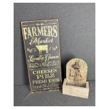 Wooden Wall Hanging Bottle Opener and Sign