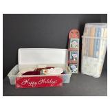 Lot of Chirstmas Decorations & Wrapping Paper