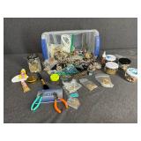 Lot of Jewelry, Beads & Crafting Materials