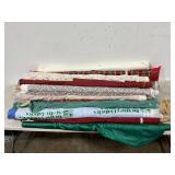 Lot of Fabric Rolls