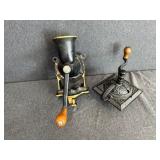 2 - Cast Iron Coffee Grinders