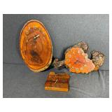 3 - Wood Wall Clocks