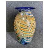 Signed Art Glass Vase