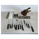 Lot of Knives and Utensils