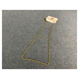 New Gold Over Sterling Nugget Necklace