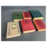 6 - Anitque Hardcover Books