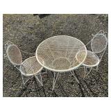 Metal Outside Table & Chair Set