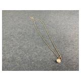 Sterling Silver Pearl 18' Ball Chain Necklace