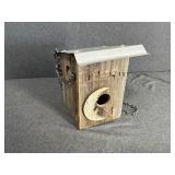 Wooden Outhouse Birdhouse