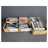 Lot of VHS Tapes and DVD's