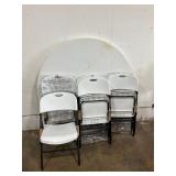 Folding Table and Chair Set