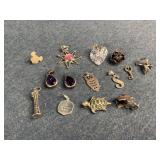 14 - Sterling Silver Pendants and Charms