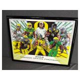 2014 Oregon Ducks Football Artwork Poster
