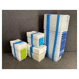 Lot of Small Plastic Totes