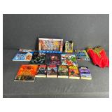 Lot of Action Figures, Books and Costume