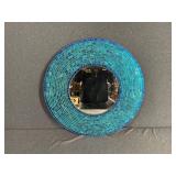 Circular Glass Tile Mirror