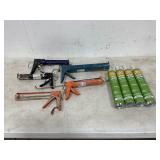 Lot of Liquid Nails and Dispensers
