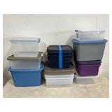 Lot of Plastic Totes
