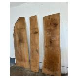 3 - Live Edge Wood Slabs