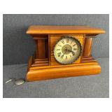 Vintage Wooden Mantel Clock