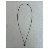 20ï¿½ Sterling Silver Ruby Necklace