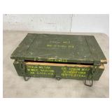Wooden Ammo Box with Respirator