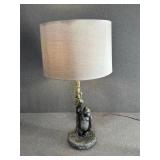 Figural Gorilla Lamp